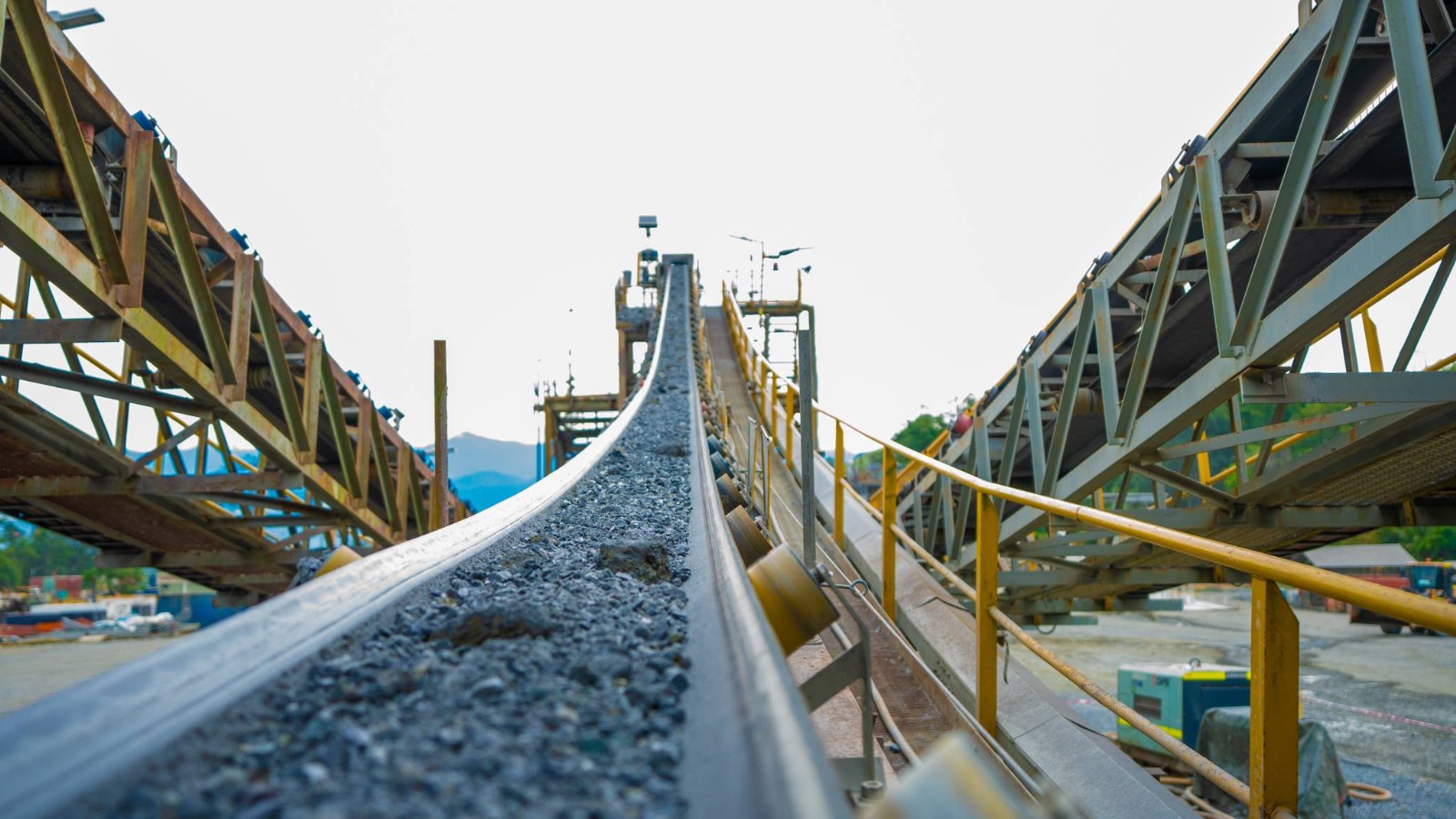 Kainantu process plant conveyor infrastructure